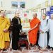 Chư Tôn đức BTS Phật giáo huyện chúc mừng lễ Sen Dolta chùa Sirisobhan Khna Rộn - ĐĐ. Danh Thi trụ trì